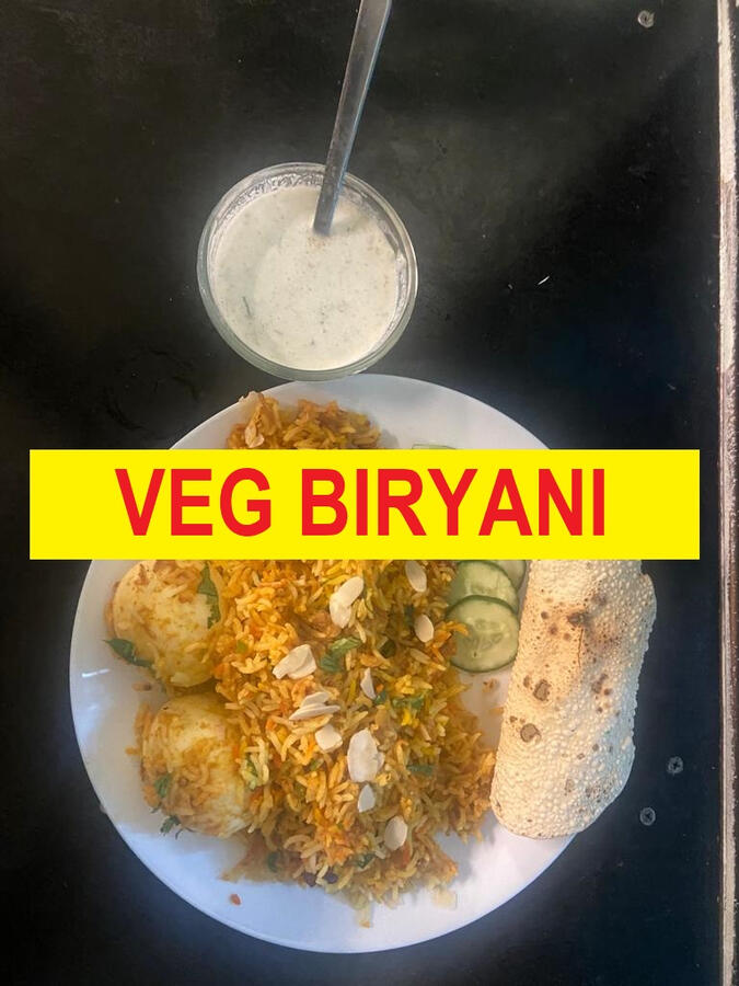 Vegetarian Biryani